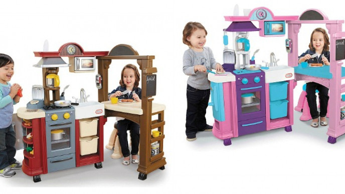 little tikes kitchen and restaurant pink