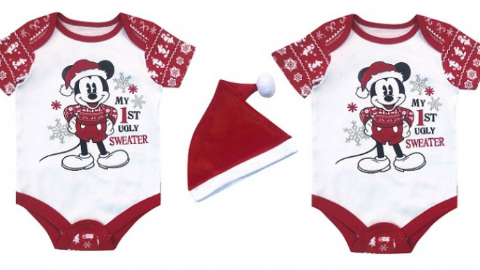 Disney 2 Piece Creeper & Christmas Hat Set $9 @ Toys R Us