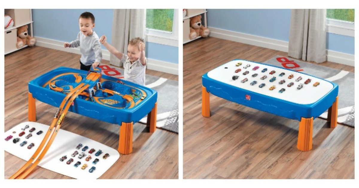 Hot Wheels Car & Track Play Table 105 Sears