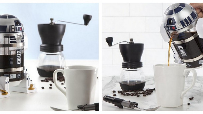 Star Wars R2D2 Morning Brew Coffee Press Pre-Order @ ThinkGeek!
