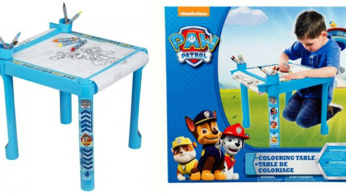 Paw Patrol Colouring Table $20 @ Walmart.ca