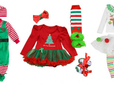 Baby's First Christmas Outfits From $11