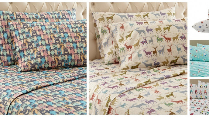 Warm Micro-Flannel Sheet Sets from $33.99 @ Zulily