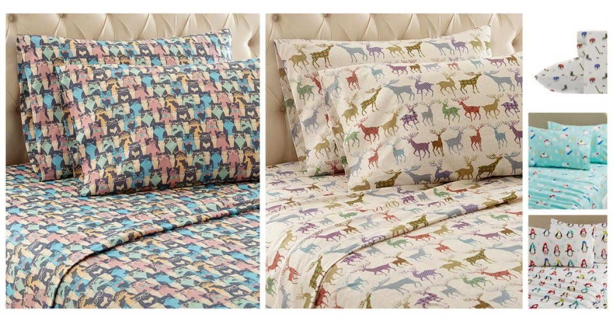 Warm MicroFlannel Sheet Sets from 33.99 Zulily
