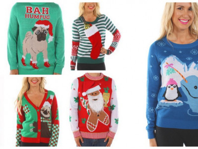 The Best Ugly/Tacky Christmas Sweaters