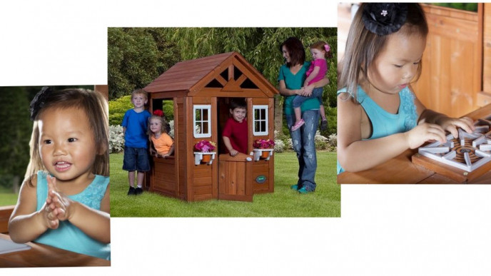 Wood Playhouse $114 + Shipping from $39 @ Walmart