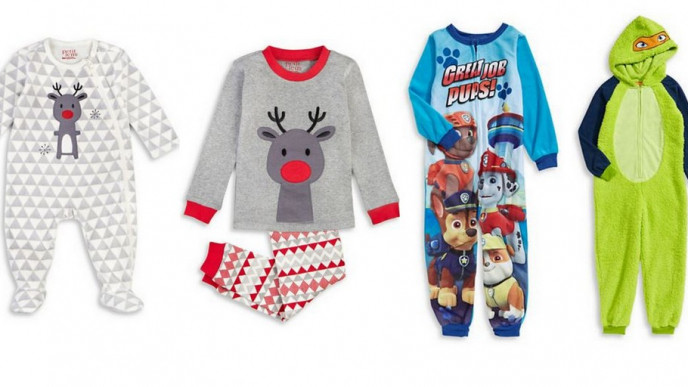 Cozy Holiday PJ's for Wee Ones up to 50% off @ Hudson's Bay