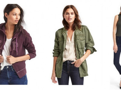 Apparel 40% (or 52%) off @ Gap Canada