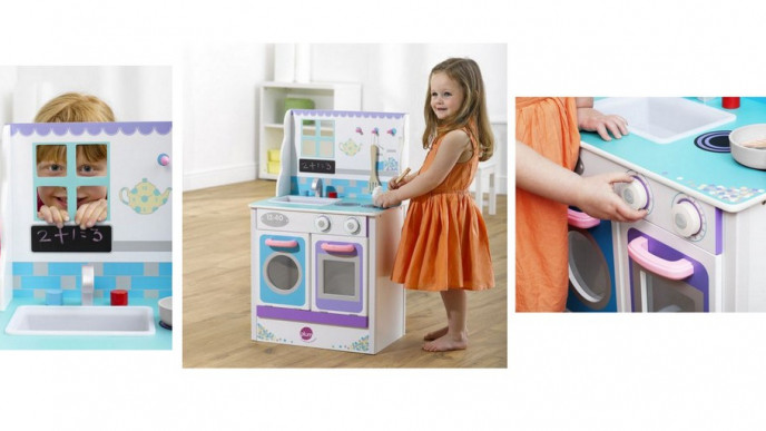 Imagine! A Wooden Kitchen for Kids for $40 @ Walmart.ca