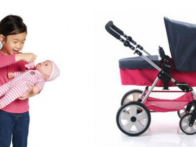 Pram Doll Play Set & Electronic Doll 37% off