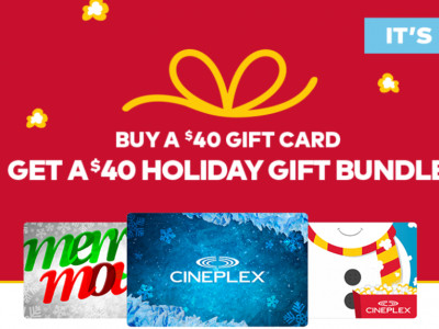 $40 Gift Bundle With Purchase @ Cineplex