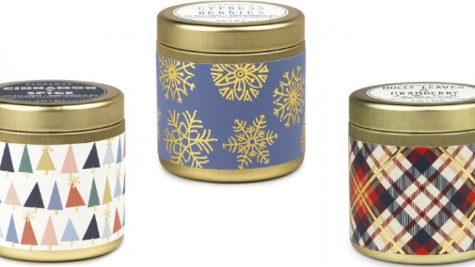 Paddywax Tin Christmas Candles $11.88 @ Well.ca