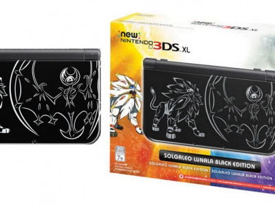3DS XL Pokémon Solgaleo Lunala Black $239.99