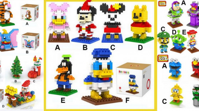 Loz Blocks Mini Blocks Characters $3.63 each @ AliExpress