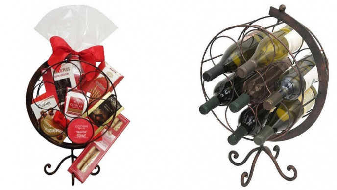 Globe Wine Holder Gift Basket $49.97 shipped @ Costco.ca