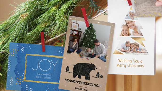 Get Custom Photo Christmas Cards From $4.99 Plus Shipping From Vistaprint
