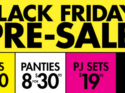 Black Friday Pre-Sale @ La Senza