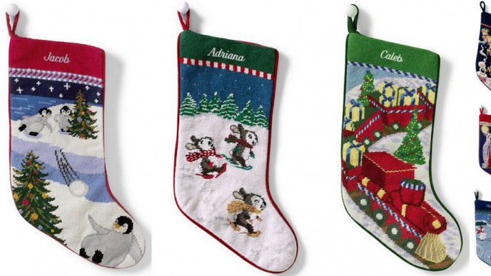 Personalized Needlepoint Stocking $20.79 @ Lands's End