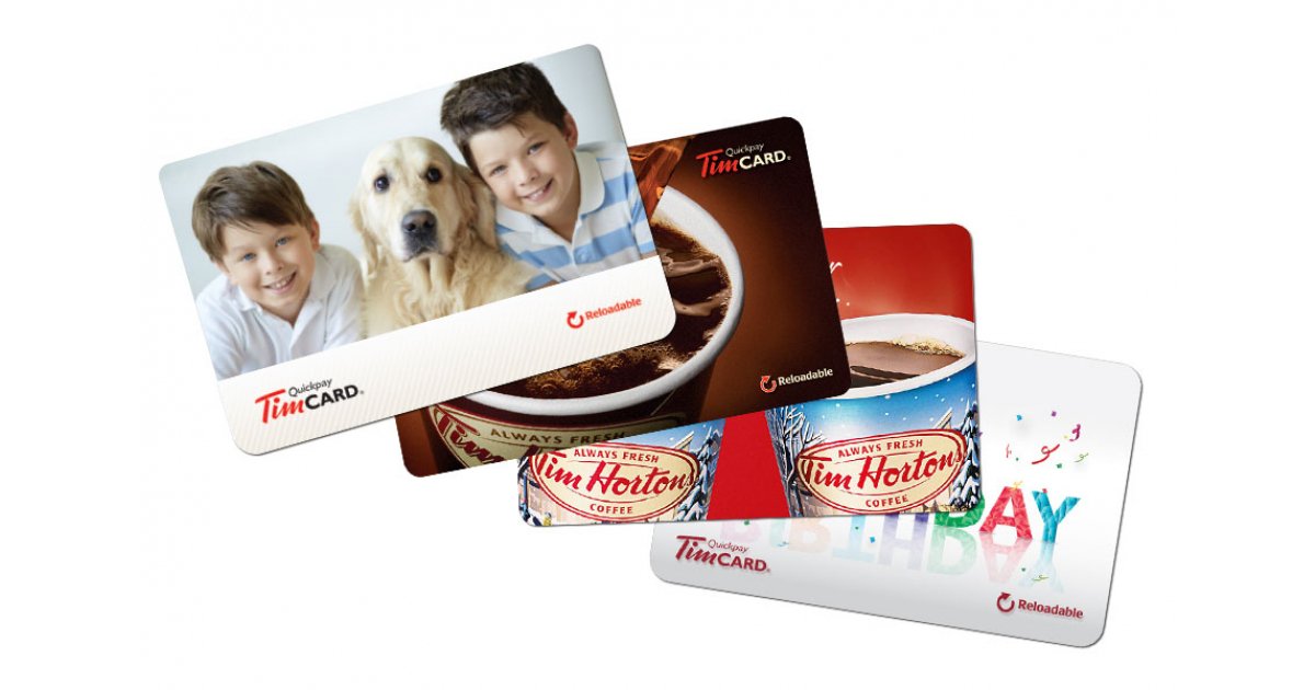 Personalize A Tim Horton's Gift Card With Your Own Photo