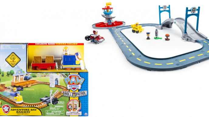 paw patrol train set