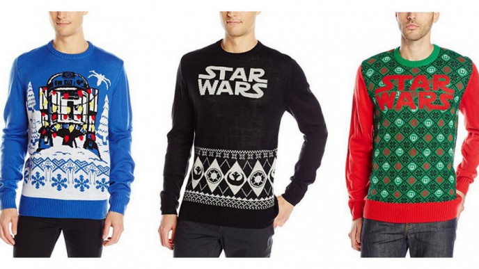 mens star wars christmas sweater