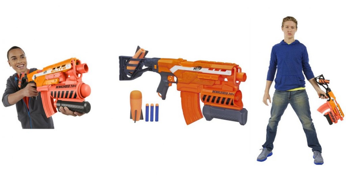 Nerf NStrike Elite Demolisher 2in1 Blaster 33.80 Amazon.ca