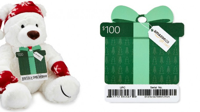 Free Teddy Bear With Gift Card Purchase @ Amazon Canada