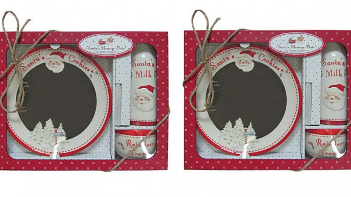 Santa's Message Plate Pack $29.00 or 2 for $43.50 @ Chapters.ca