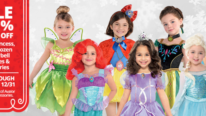 Disney Princess Costumes From $5 @ Partycity.ca
