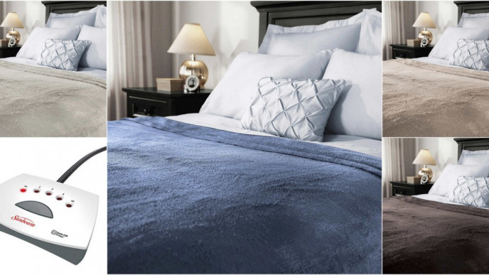 Sunbeam Velvet Plush Heated Blanket from $69.99 @ Costco.ca