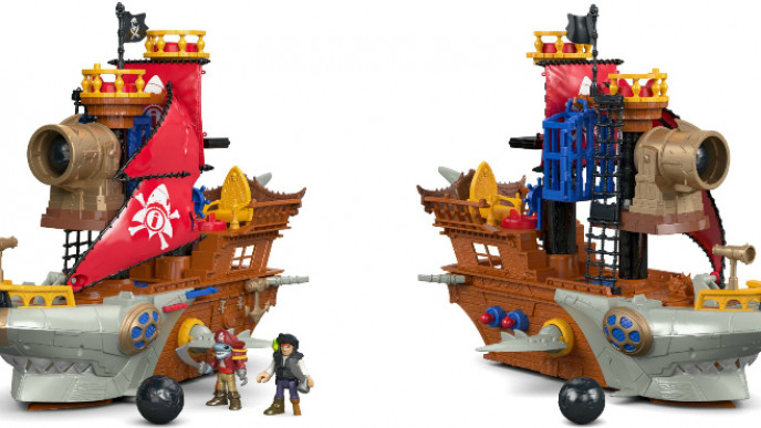 Imaginext Shark Bite Pirate Ship $36.30 @ Amazon Canada