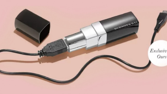 Free Lipstick Cell Phone Charger With $125 Purchase @ The Bay