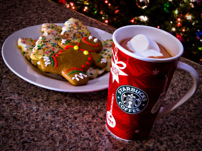 BOGO 50% Holiday Coffees @ Starbucks