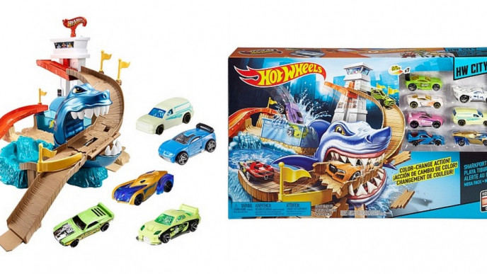 hot wheels color shifters sharkport showdown