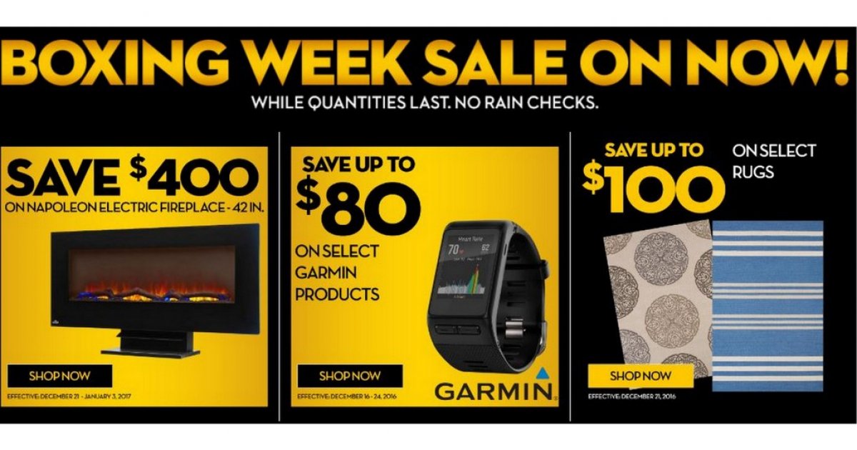 garmin watch boxing day sale