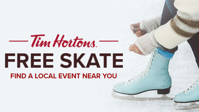 Tim Hortons Free Skating Schedule!