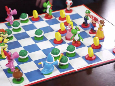 Super Mario Chess Board Game