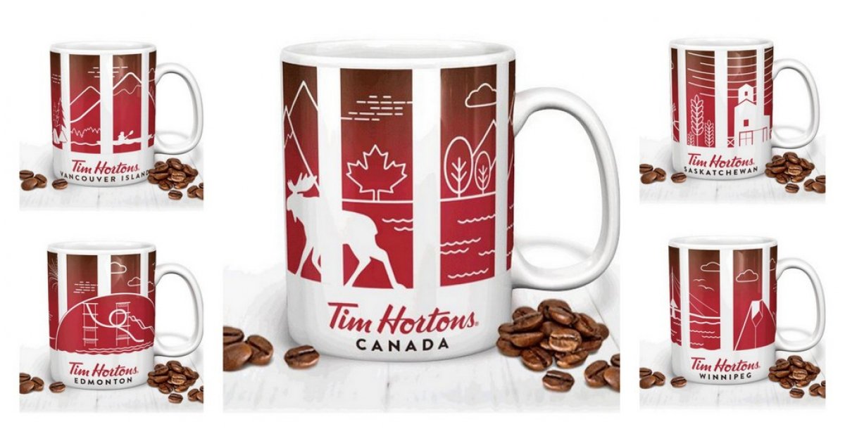 Tim Hortons New Traveller Collection Mugs Available Now!