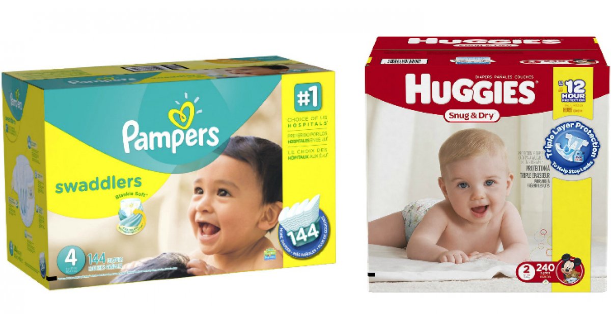 How To Get Huggies/Pampers Economy Pack Diapers For 27.75 Amazon Canada