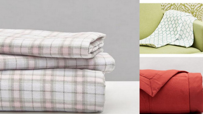 Fleece, Flannel & Satin Bedding up to 60% off @ Sears.ca