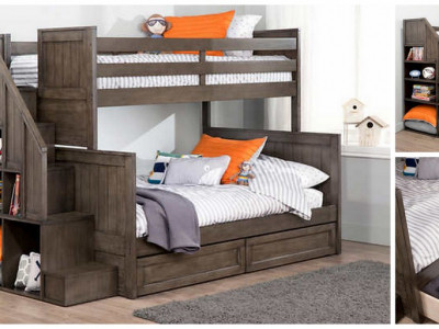 Twin over Double Bunk Bed $300 off