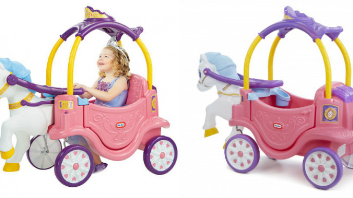 walmart little tikes princess horse and carriage