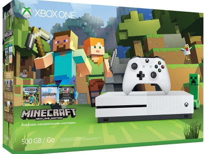 Xbox One S Minecraft Bundle $329.95