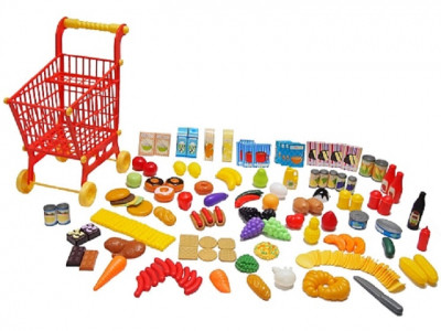 150-Pieces Food & Cart $19.97