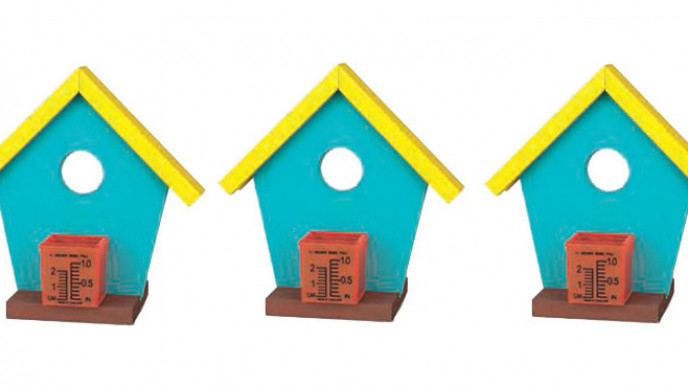 Kids Can Build a Free Rain Gauge @ Home Depot