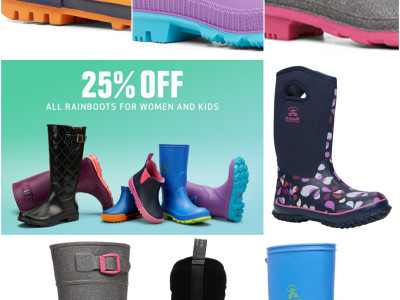 Rain & Winter Boots 25-60% Off @ Globo