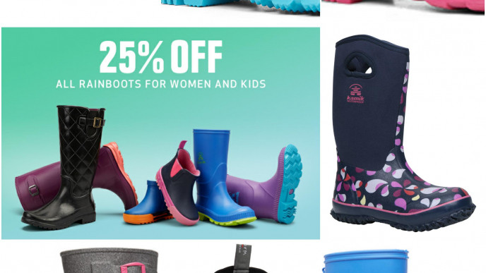 Rain Boots 25% + Up To 60% Off Clearance @ Globo 