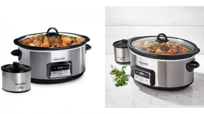 Crock Pot 8-Quart Slow Cooker & Little Dipper Warmer $53.99 @ The Bay