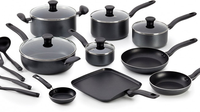 T-Fal 18-Piece Charcoal Cookware Set $130.40 @ Amazon Canada