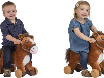 Brown Rolling Pony $29.98